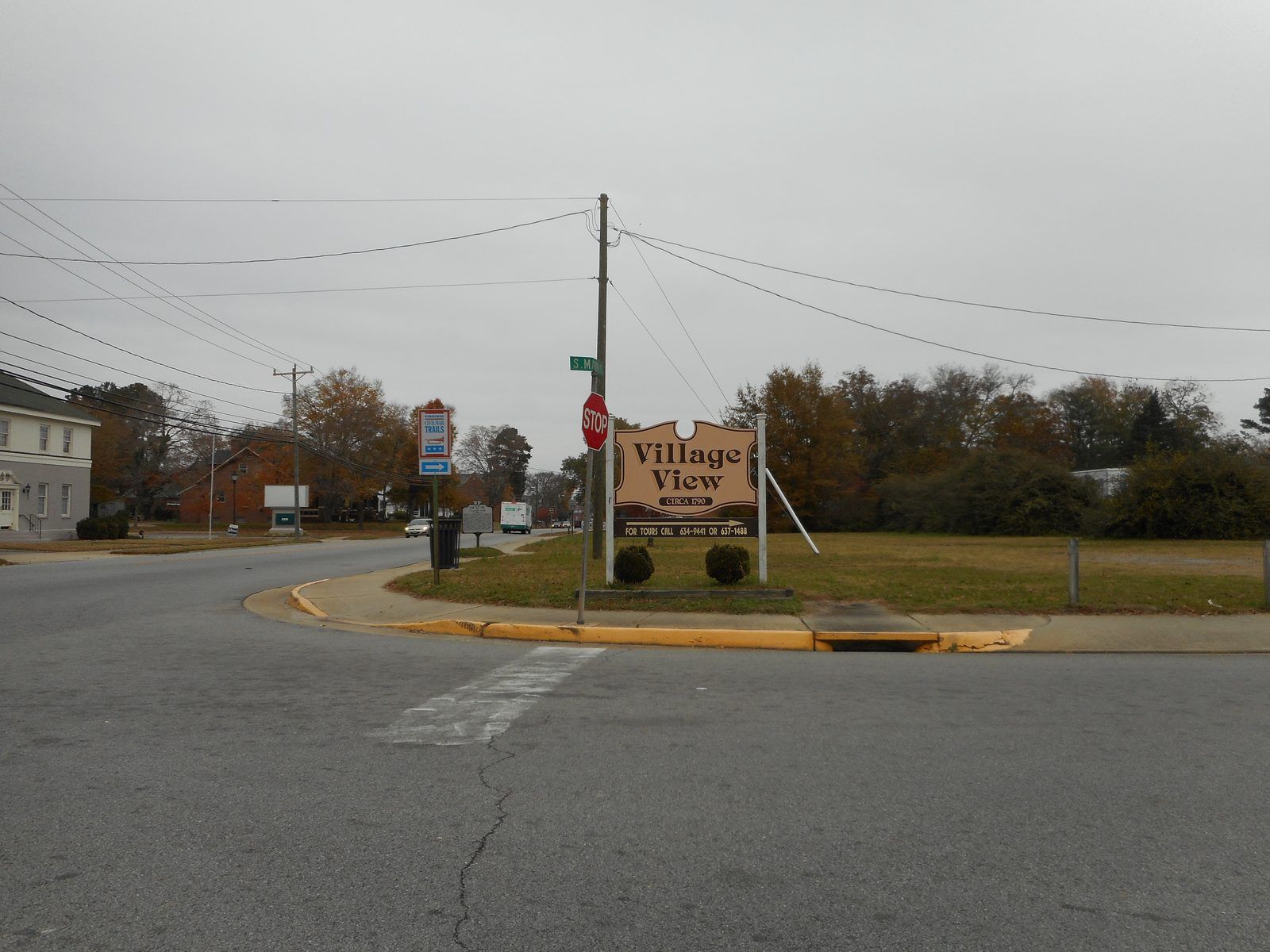 Village View Sign on US 301 in Emporia, Virginia