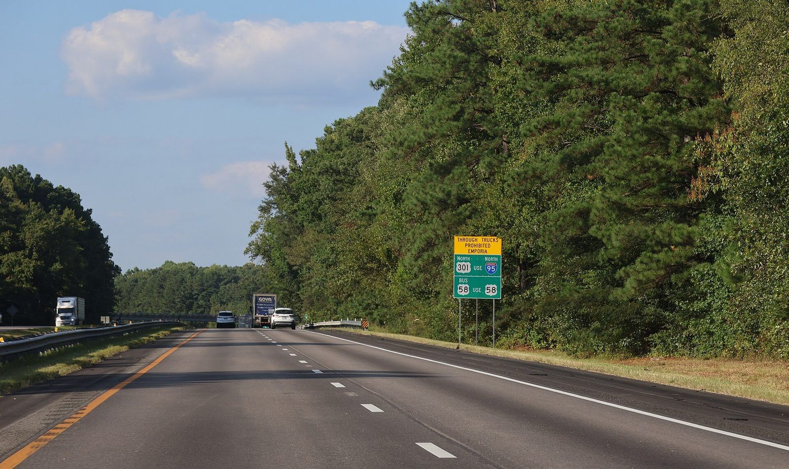 Interstate 95 North in Greensville County (September 2023) 12